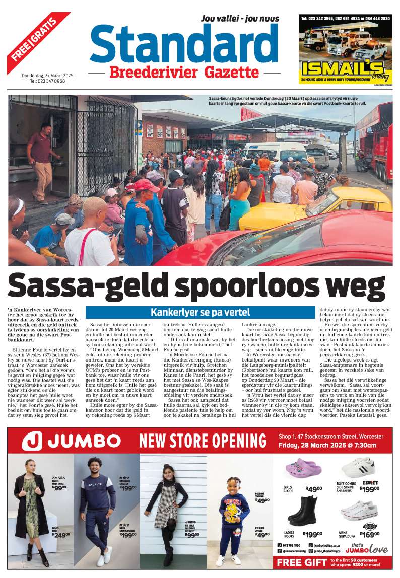 Worcester Standard & Breederivier Gazette E-edition – 27 March 2025