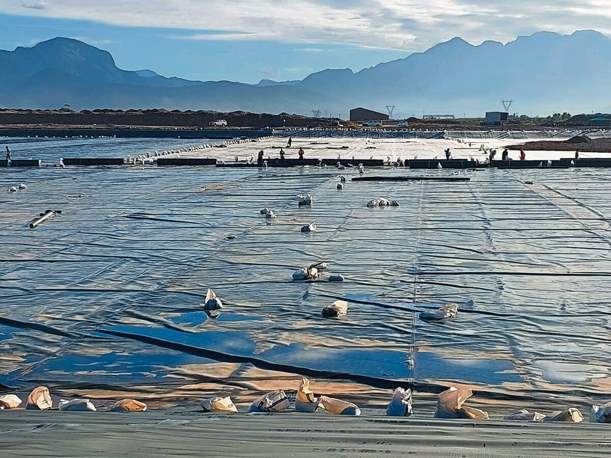 Die nuwe stortingsterrein van die KWDM is
110 000 m² groot met 'n geraamde leeftyd van agt jaar.