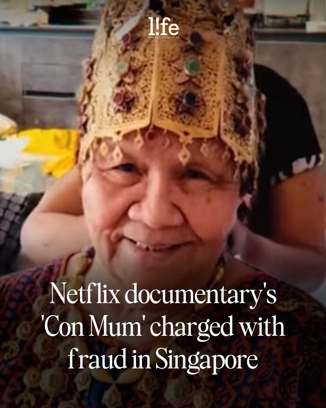 A British woman from the hit Netflix crime documentary "Con Mum", about her allegedly scamming her renowned pastry chef son, was charged with fraud in a Singapore court on Saturday, according to documents seen by AFP.