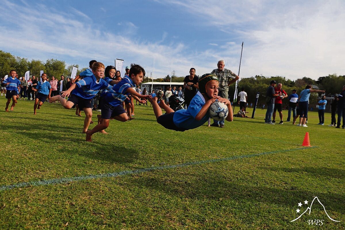'n o.7A rugbyspeler van die Primêre Skool Worcester het verlede Saterdag (17 Mei) 'n baie mooi drie gedruk.