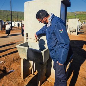 Hundreds of households receive toilets and wash facilities