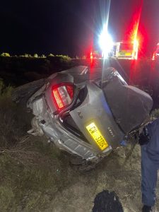 Bestuurder dood en passasier in motor beseer ná ongeluk