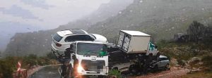 Bainskloofpas weer gesluit ná vragmotor omslaan