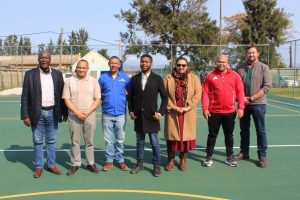 Municipality hands over new courts for sports in Zolani
