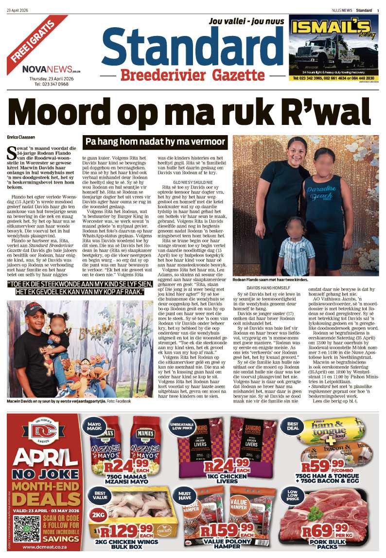 Standard Breederivier Gazette – E-edition – 23 April 2026