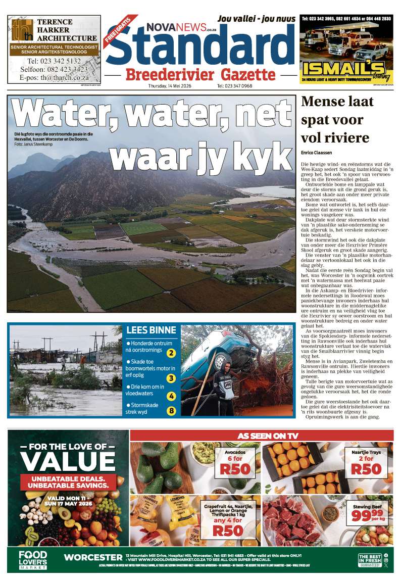 Standard Breederivier Gazette – E-edition – 14 May 2026