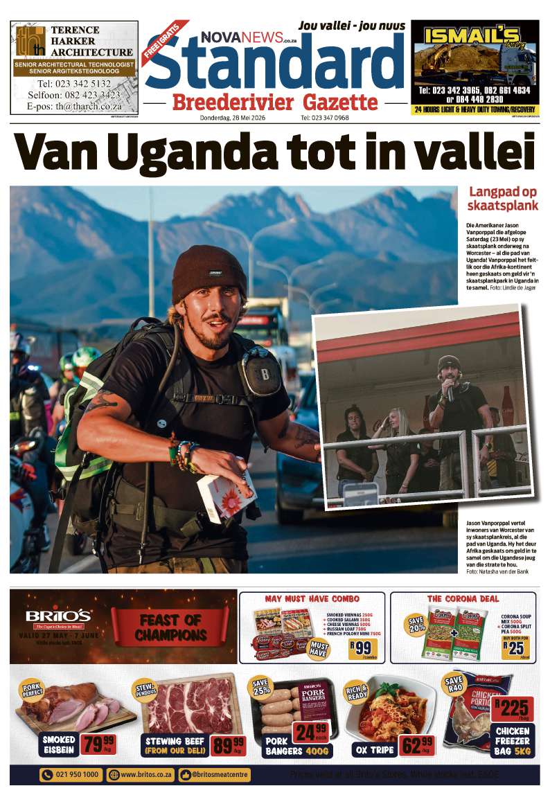 Standard Breederivier Gazette – E-edition -28 May 2026