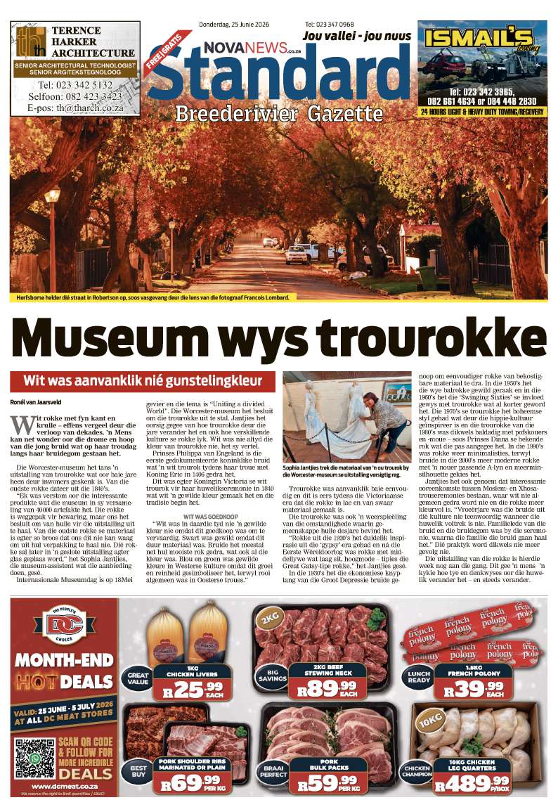 Standard Breederivier Gazette – E-edition – 25 June 2026