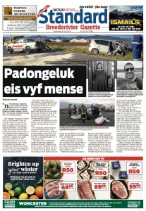 Standard Breederivier Gazette cover