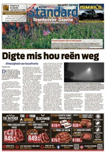 Standard Breederivier Gazette cover