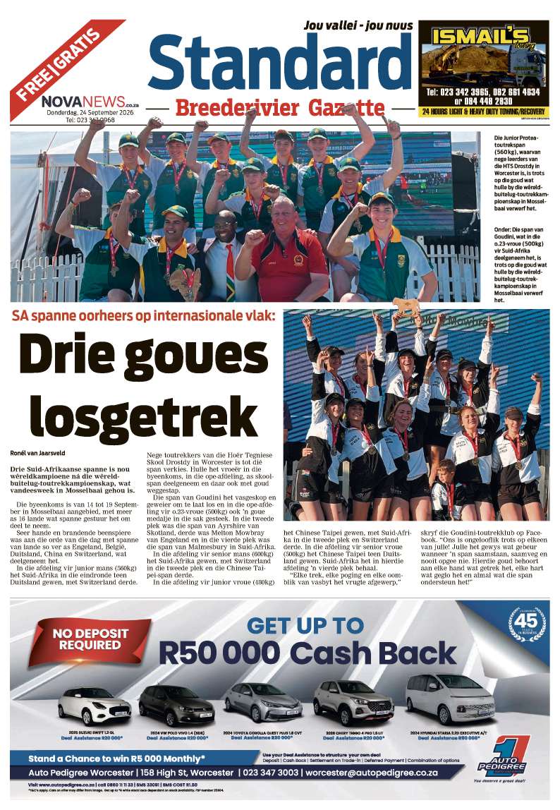 Standard Breederivier Gazette – E-edition – 24 September 2026