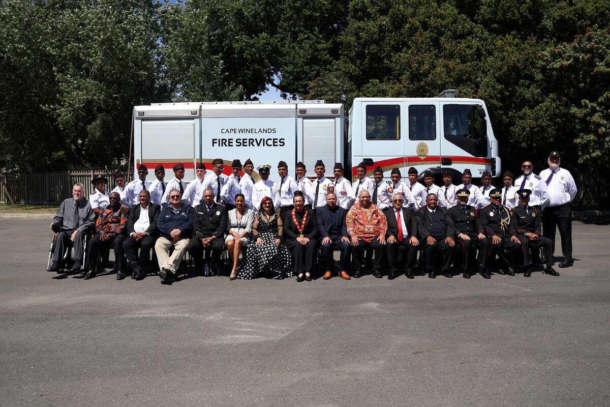 Cape Winelands fire fighter graduates