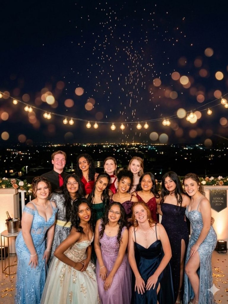 Regs: Dié  leerders van Worcester Gimnasium het op die skool se onlangse matriekafskeid geskitter. Agter van links is Andrew Moller, Chelsea Julies, Grace Guntelach en Amanda Morle. In die middel is Kaylin Opperman, Halo Witbooi, Dhruvi Patel, Renique Poisson, Siddhi Patel, Parthana Patel en Nikita Roux. Voor is Ruth Gordon, Nidhi Patel en Cristi Maree.
