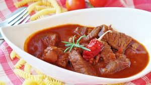 Delicious one-pan creamy pork casserole