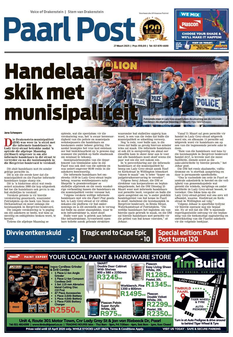 Paarl Post E-edition – 27 March 2025
