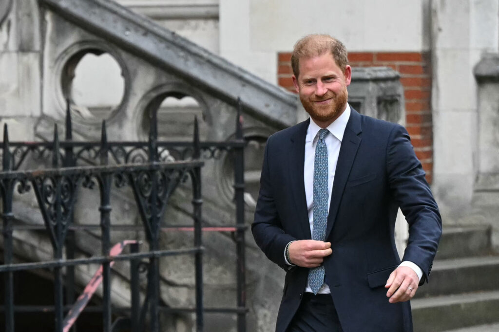 Prince Harry (41) and his legal team demanded a UK tabloid publisher pay him "substantial" damages for invading his privacy as a lengthy High Court civil trial is set to wrap up today, Tuesday 31 March.
King Charles's estranged younger son, pop star Elton John, and actor Elizabeth Hurley are among the seven public figures suing the Daily Mail and The Mail on Sunday publisher for allegedly unlawfully gathering intimate information to feed their papers.