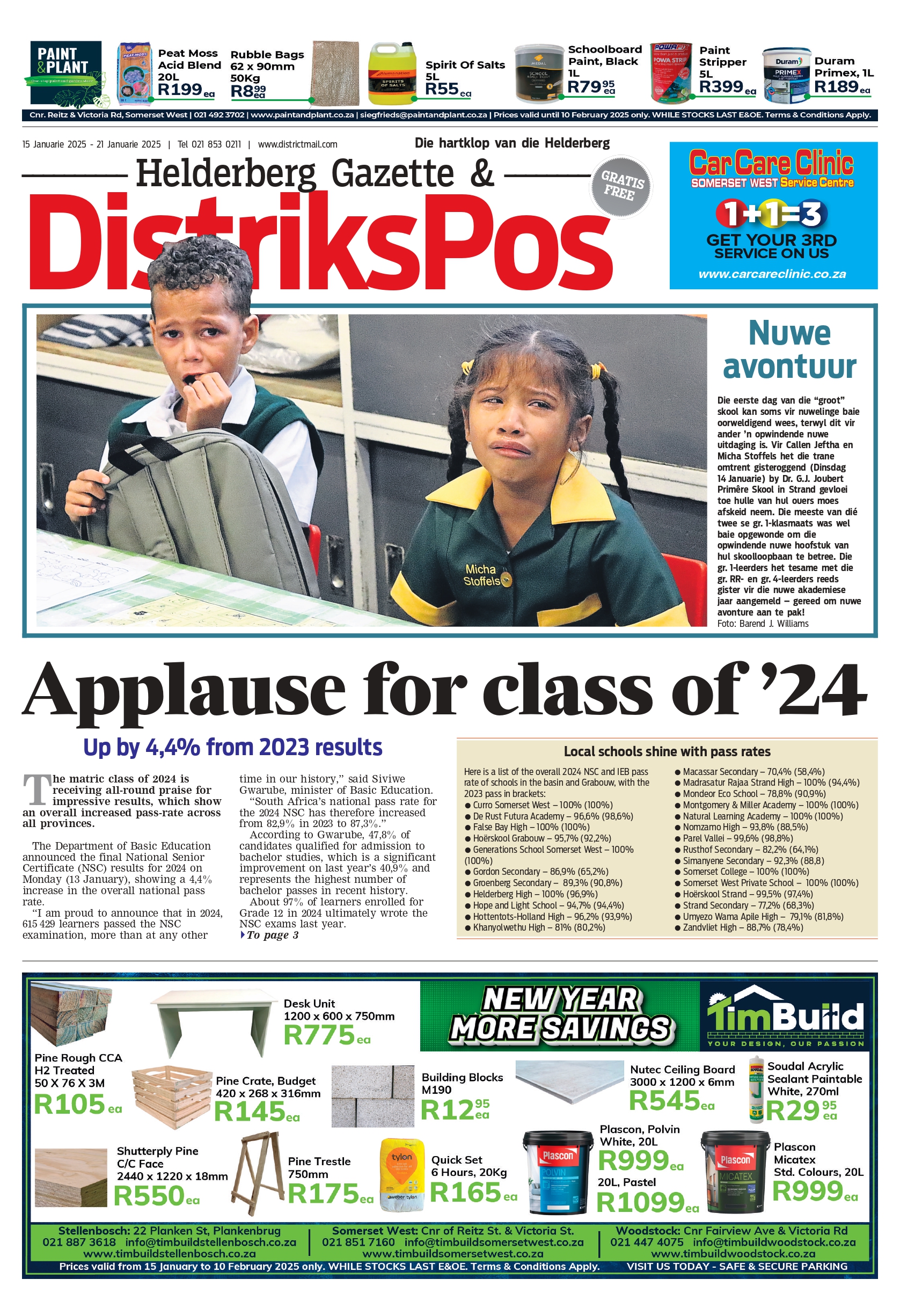 DistrictMail & Helderberg Gazette E-Edition – 15 January 2025