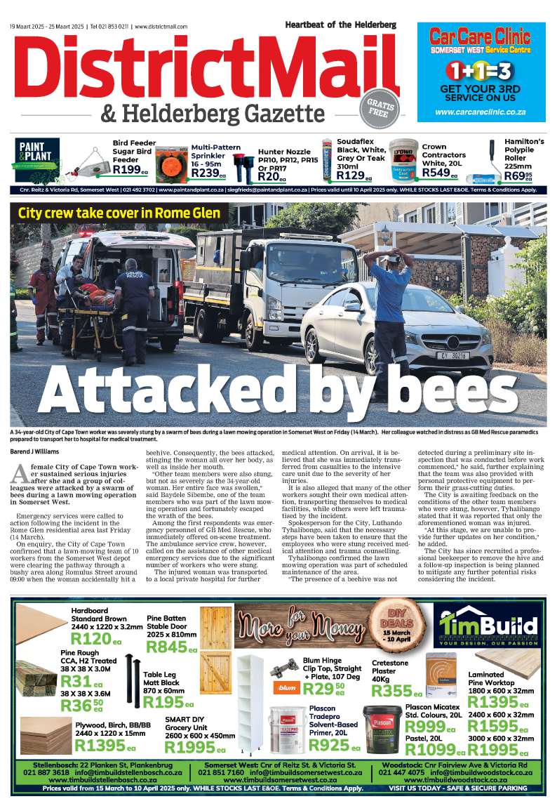 DistrictMail & Helderberg Gazette E-Edition – 19 March 2025