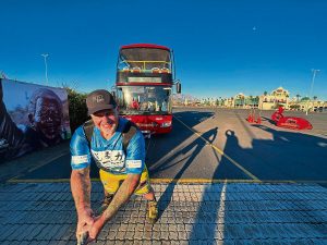 Franz Müllner breaks his 60th World Record in Cape Town