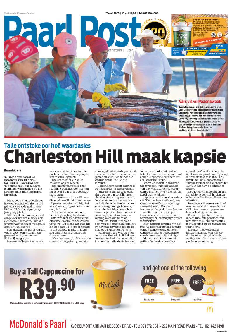 Paarl Post E-Edition 17 April 2025