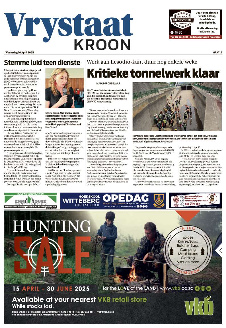 VrystaatKroon E-edition 16 April 2025