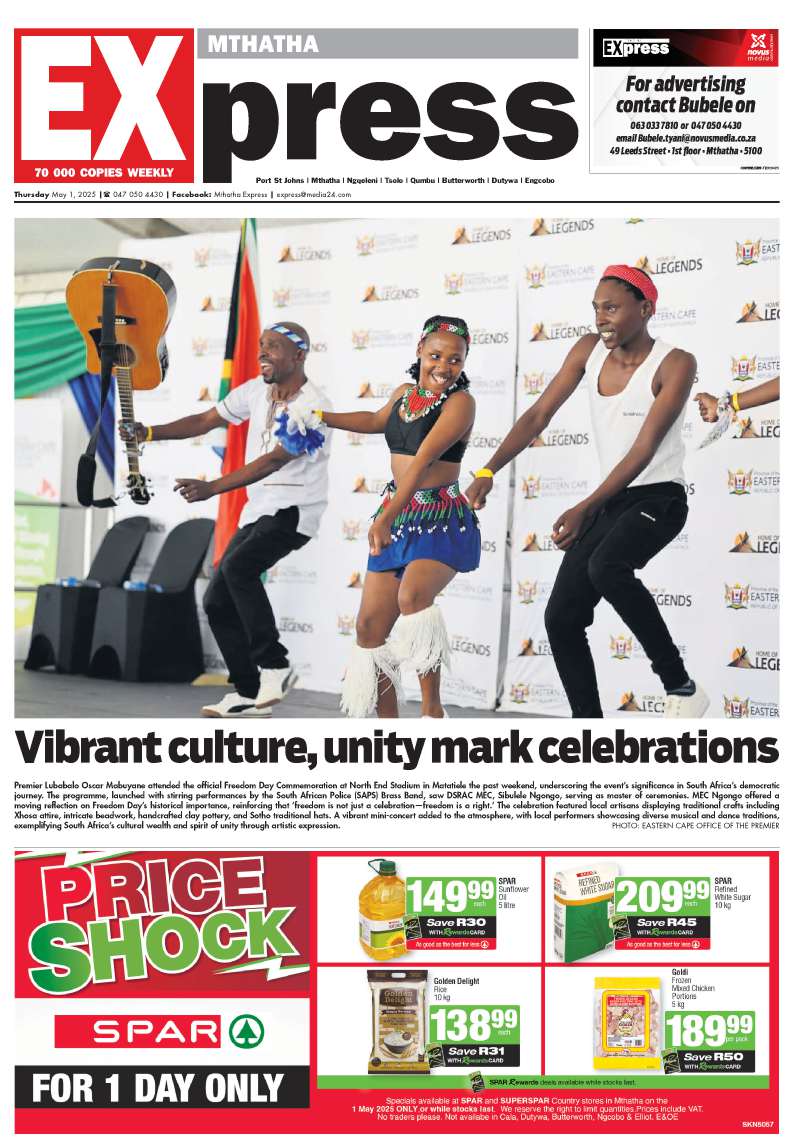 Mthatha Express North E-edition- 1 May 2025
