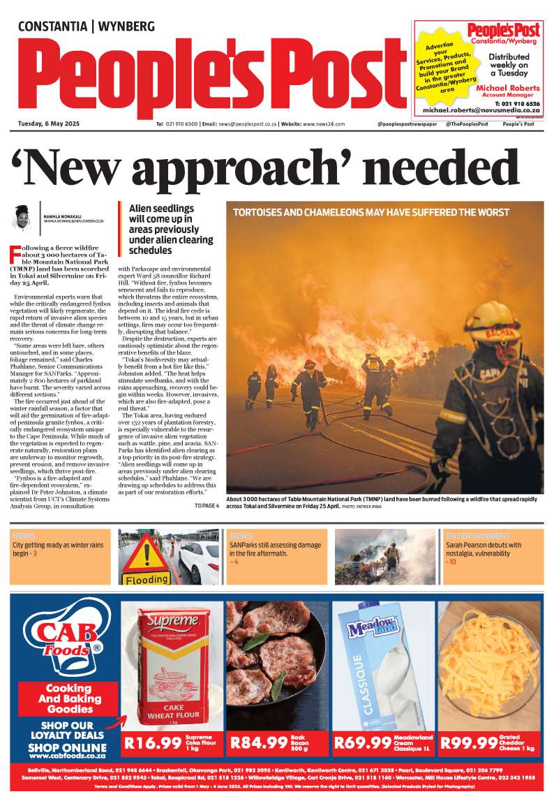 People’s Post Constantia / Wynberg E-Edition – 6 May 2025