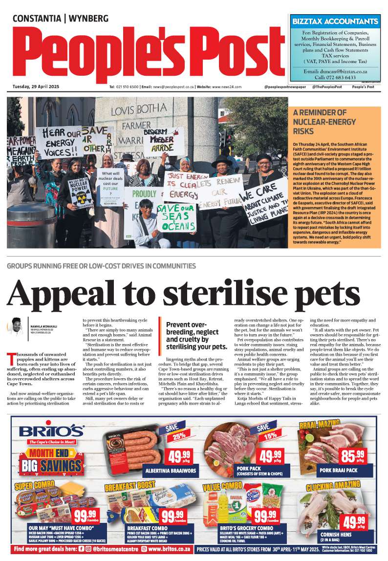 Peoples Post Constantia Wynberg E-Edition – 29 April 2025