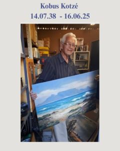 Kunswêreld armer ná Kobus Kotzé se afsterwe