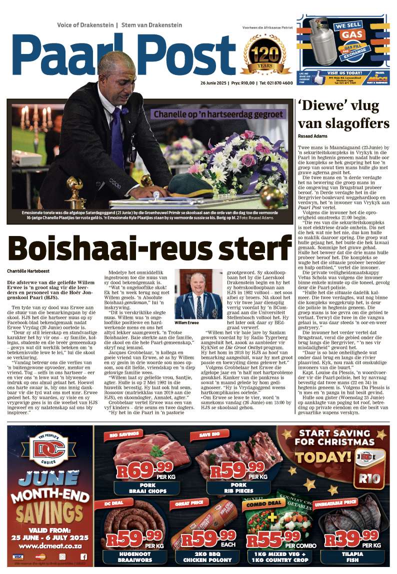 Paarl Post – E-edition – 26 June 2025