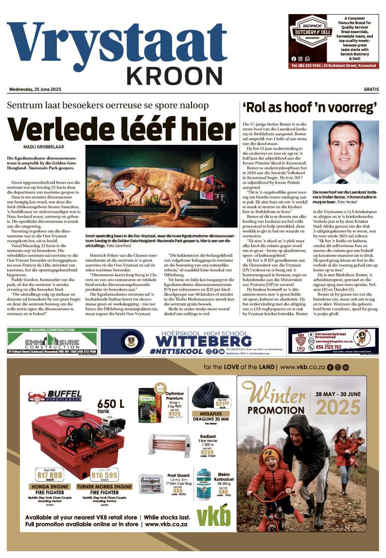 VrystaatKroon E-edition 25 June 2025