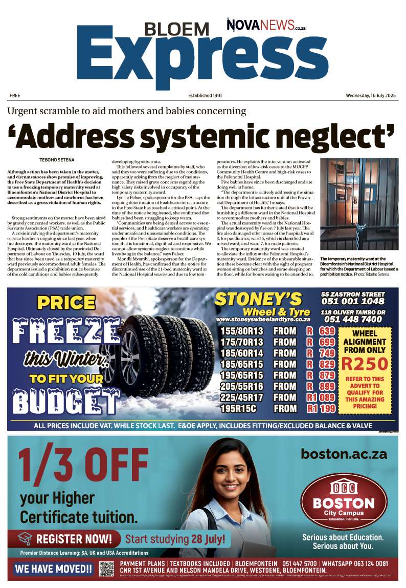 BloemExpress E-edition – 16 July 2025