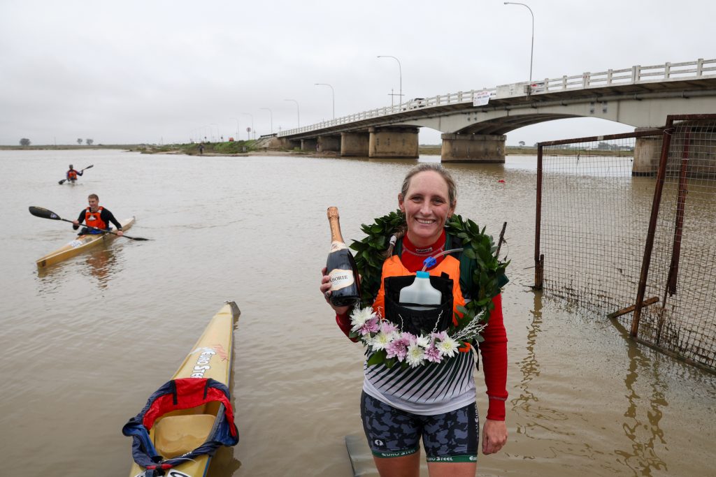Jenna Nisbet has won the Berg River Cano Marathon.