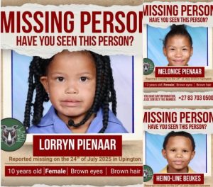 Drie vermiste laerskoolmeisies van Upington gevind ná wenk ontvang is