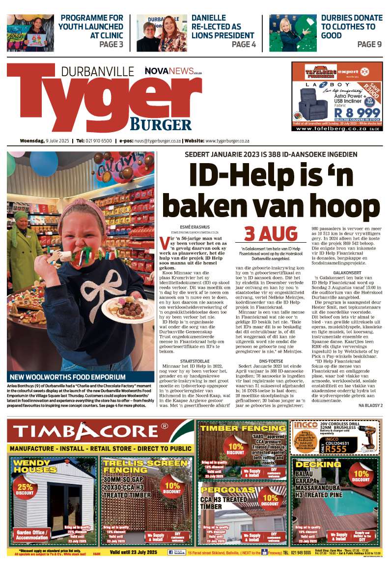 TygerBurger Durbanville E-Edition 9 July 2025