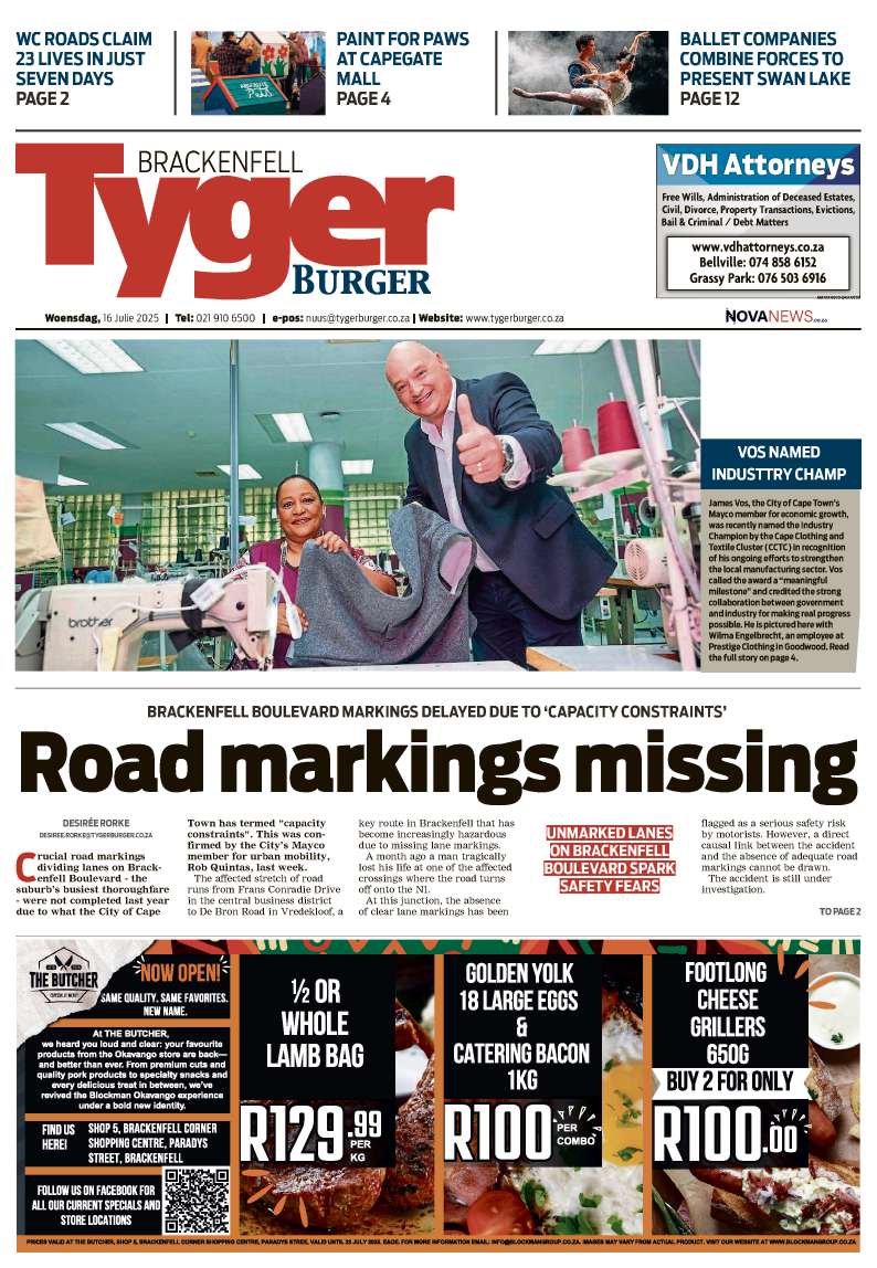 TygerBurger Brackenfell E-Edition 16 July 2025