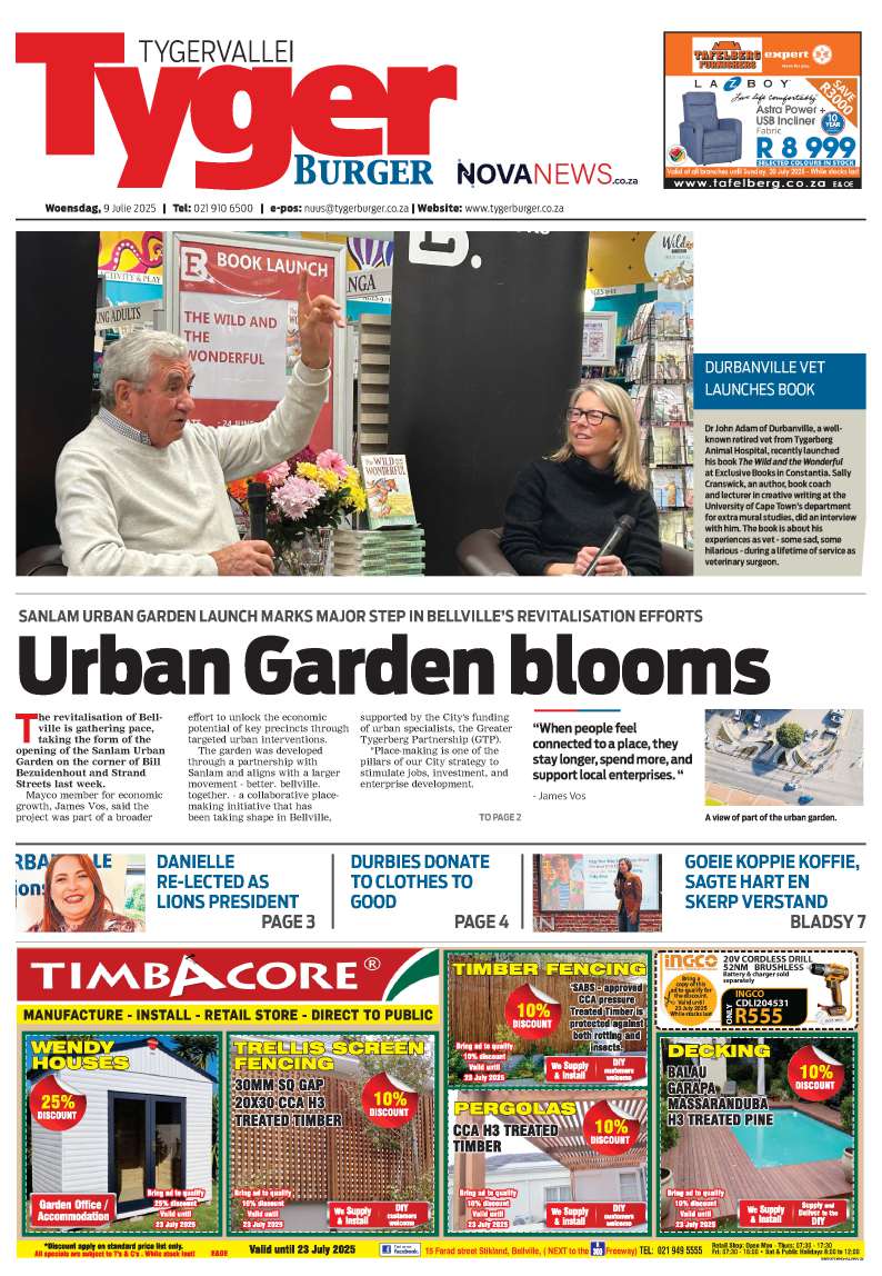 TygerBurger Tygervallei E-Edition 9 July 2025