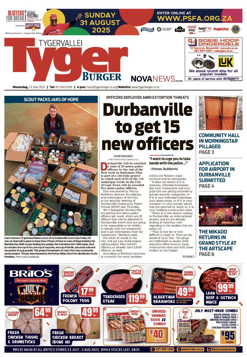 TygerBurger Tygervallei E-Edition 23 July 2025