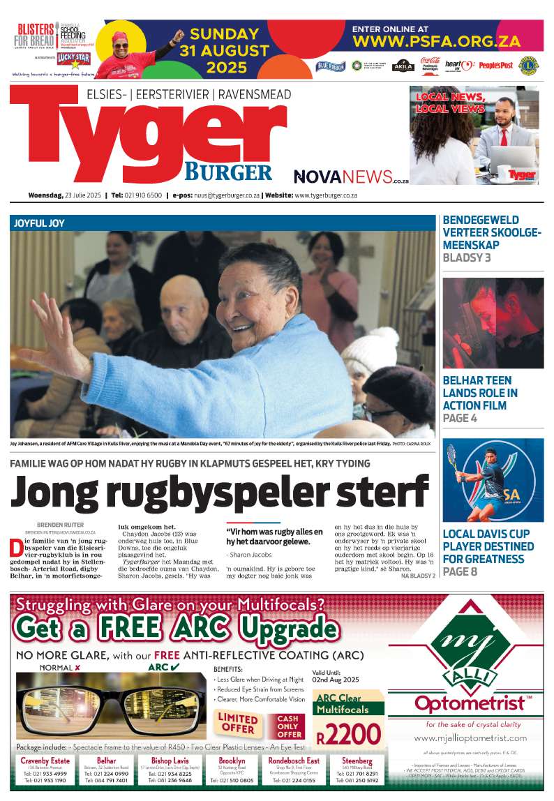 TygerBurger Elsies | Eersterivier | Ravensmead E-Edition 23 July 2025