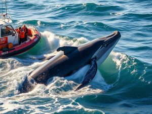 NSRI rescues two entangled humpback whales off Gqeberha and St Francis Bay