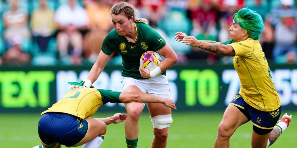 An Aseza Hele hat-trick fired South Africa to a comfortable 66-6 victory over Brazil, as the Springbok Women opened their Women’s Rugby World Cup 2025 campaign in style.