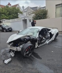 Sea Point crash: Nigerian rapper to be prosecuted after McLaren wreck