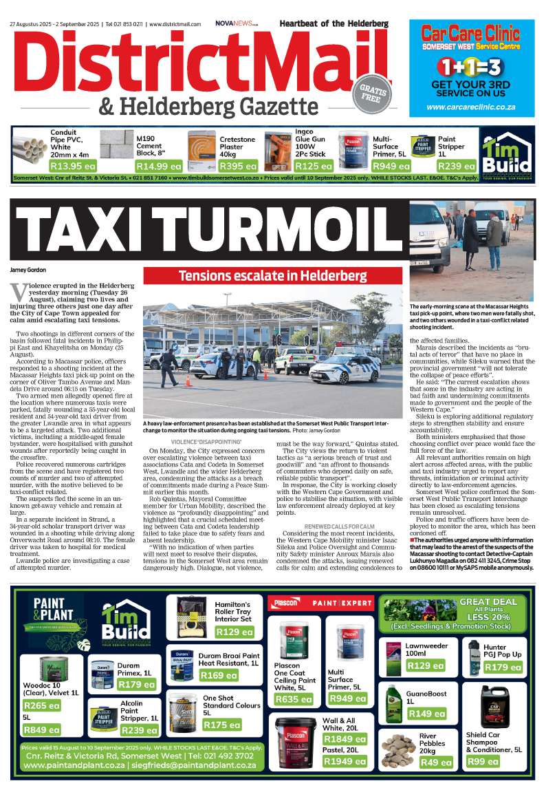 DistrictMail & Helderberg Gazette – E-Edition – 27 August 2025