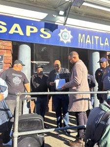 Residents demand action at Maitland Police Station