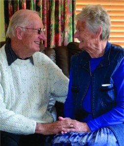 Couple celebrates lasting love after seven decades together