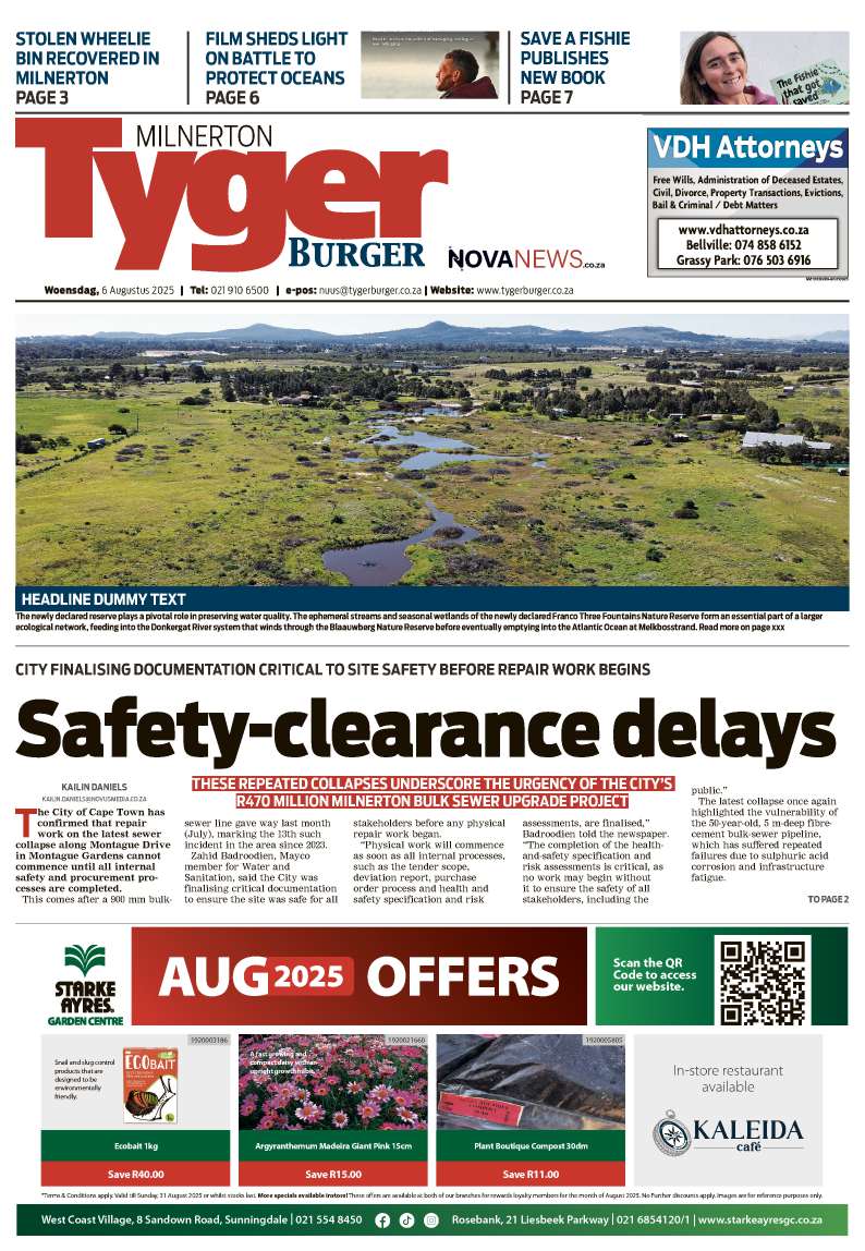 TygerBurger Milnerton E-Edition 6 August 2025
