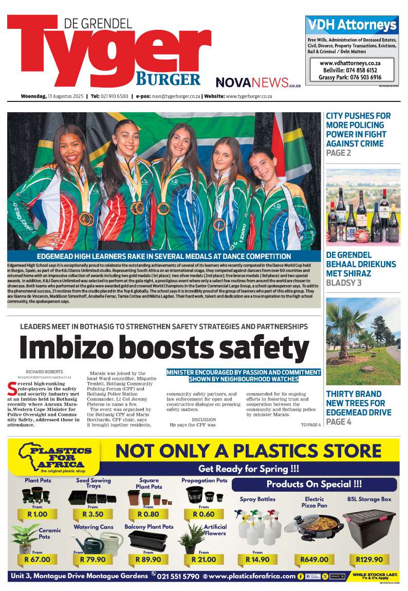 TygerBurger De Grendel E-Edition 13 August 2025