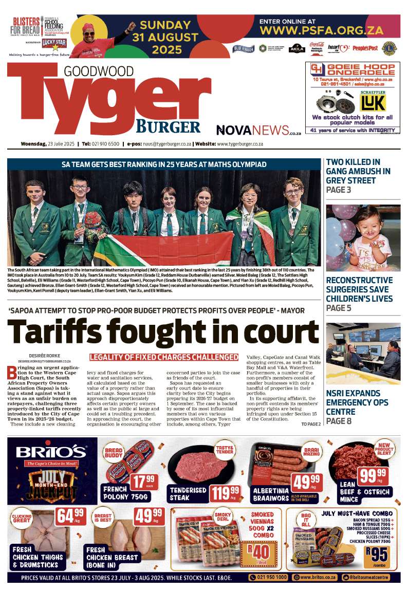 TygerBurger Goodwood E-Edition 23 July 2025