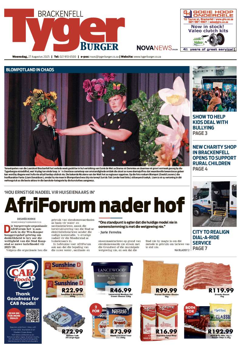 TygerBurger Brackenfell E-Edition 27 Augustus 2025