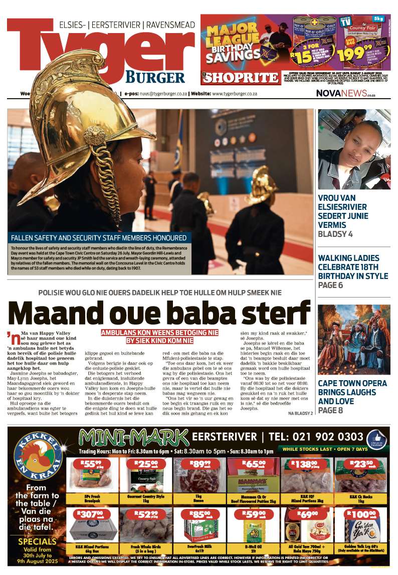 TygerBurger Eersterivier | Elsies | Ravensmead E-Edition 30 July 2025